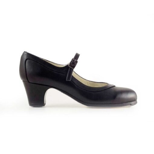 Flamenko bateliai Begona Cervera - Salon correa bajo black leather